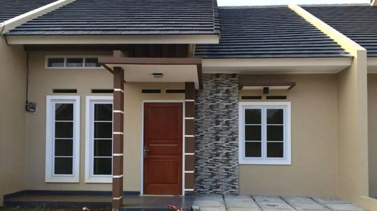 Warna Cat Teras Rumah Krem Coklat