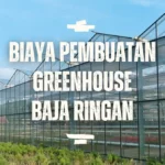 Biaya Pembuatan Greenhouse Baja Ringan Semua Ukuran