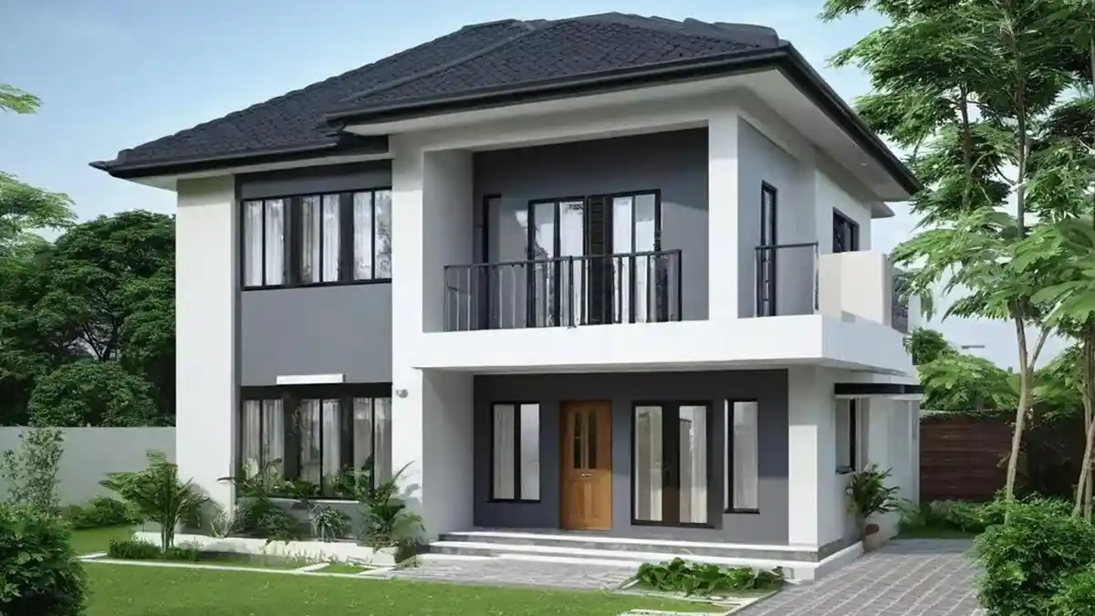 Desain Rumah 2 Lantai Sederhana Tipe 36