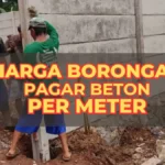 Harga Borongan Pagar Beton Per Meter