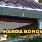 Harga Borongan Pasang Talang Seng Per Meter