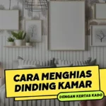 Cara Menghias Dinding Kamar dengan Kertas Kado