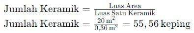 Hitung Kebutuhan Keramik